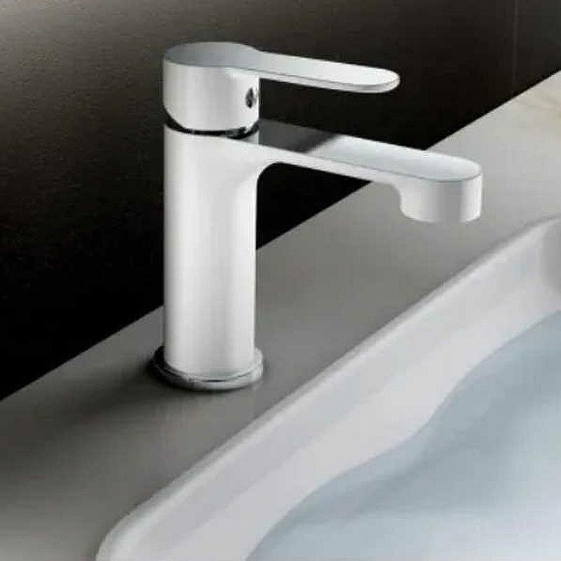 Смеситель Haiba HB 10557-8, латунь, цвет белый, хром купить,NaN