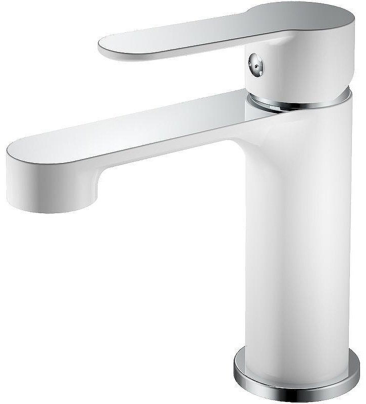 Смеситель Haiba HB 10557-8, латунь, цвет белый, хром купить,NaN