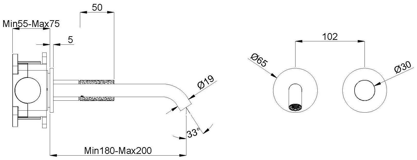 Смеситель Vincea Аура (Aura) VBFW-6AU1CH, латунь, цвет хром купить,209000