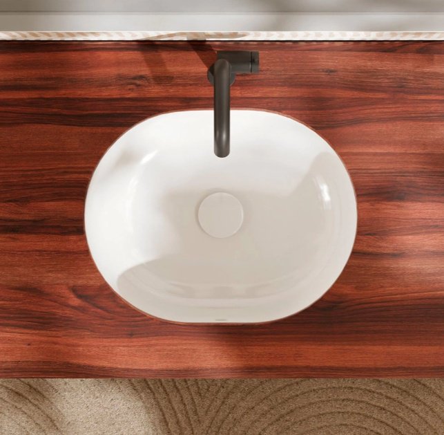 Раковина Hansgrohe Xuniva U 60153450 подстольная овальная 50х45 см, керамика купить,162300