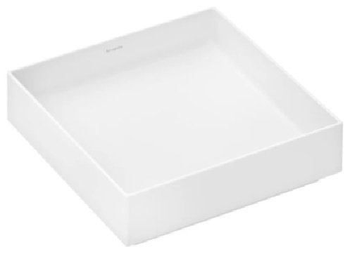 Раковина Hansgrohe 60324700 накладная квадратная 40х40 см, керамика