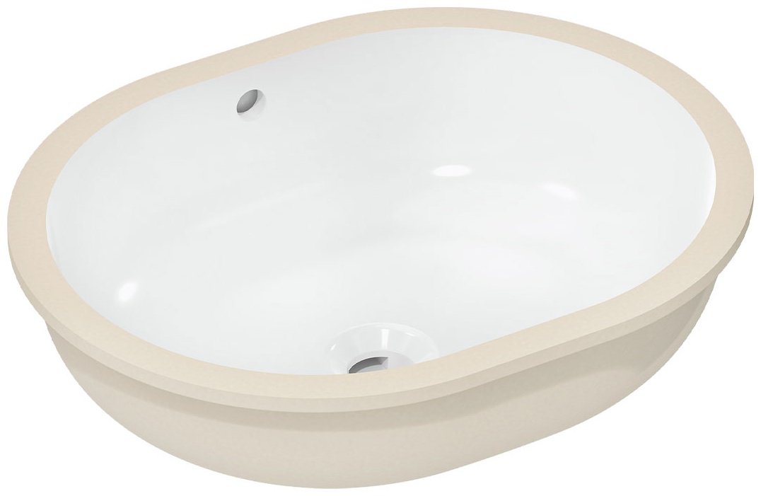 Раковина Hansgrohe Xuniva U 60153450 подстольная овальная 50х45 см, керамика купить,162300