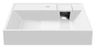 Раковина BAU Edge над стиральной машиной квадратная 60х60 см, литой мрамор купить,NaN