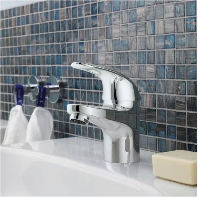 Смеситель для раковины (умывальника) Grohe Start Eco Swift 23264000, однозахватный купить,53340