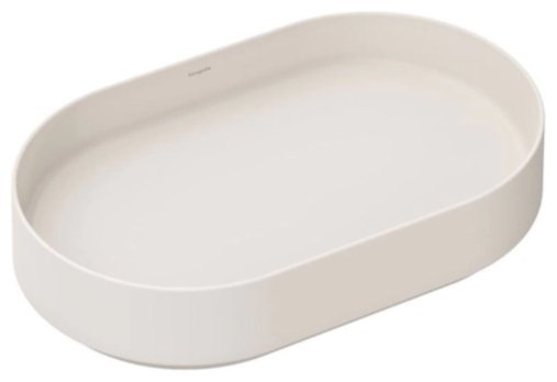 Раковина Hansgrohe 60325780 накладная овальная 65х40 см, керамика купить,630100