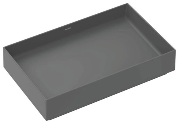 Раковина Hansgrohe 60326760 накладная прямоугольная 65х40 см, керамика купить,630100