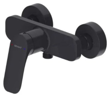 Смеситель BRAVAT F9428563BW-01-ENG, латунь, цвет черный