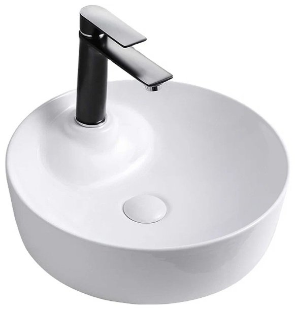 Раковина AZU5042 накладная круглая 43.5х43.5 см, фарфор купить,50900