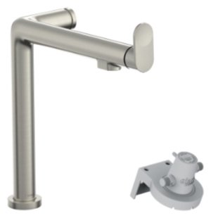 Смеситель Hansgrohe Aqittura M91 76804800, латунь, цвет сатин купить,NaN