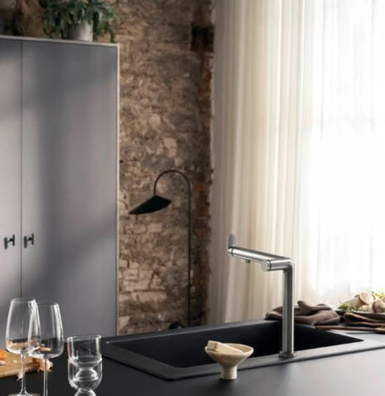 Смеситель для кухни Hansgrohe White House Hansgrohe Aqittura M91 76804000, нержавеющая сталь, цвет хром купить,479300