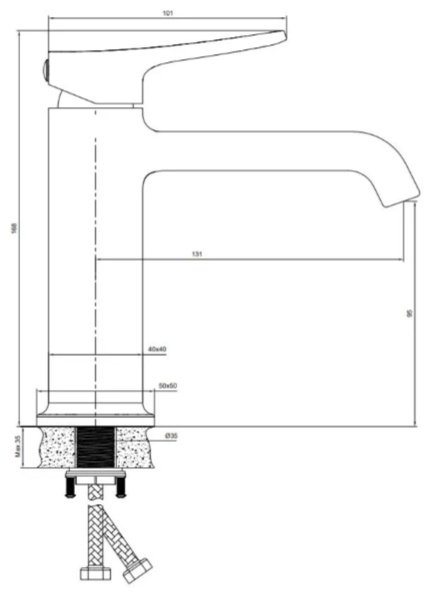 Смеситель Belz B10793-5, латунь, цвет брашированное золото купить,39550