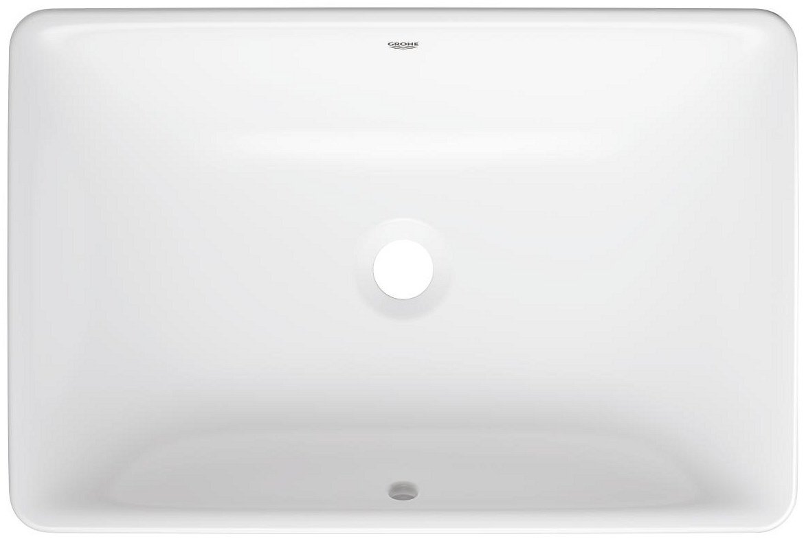 Раковина Grohe 102434SH00 накладная прямоугольная 40х60 см, керамика