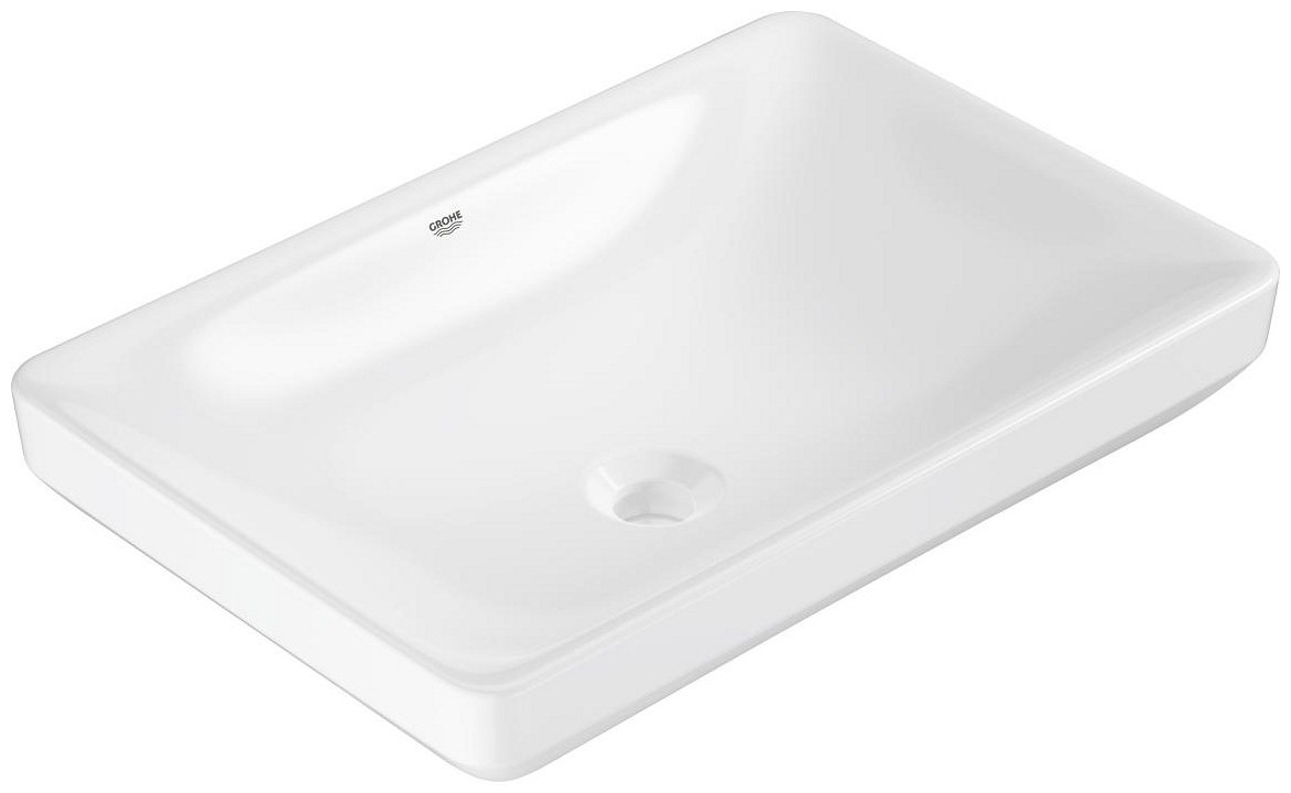 Раковина Grohe 102434SH00 накладная прямоугольная 40х60 см, керамика