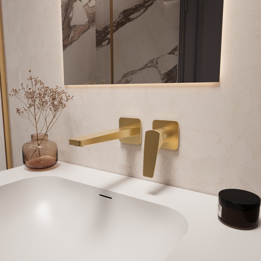 Смеситель Vincea VBFW-5P01BG, латунь, цвет брашированное золото купить,155700