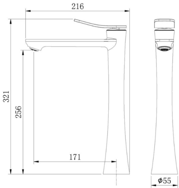 Смеситель Vincea Advans 520.K35.09.120, латунь, цвет брашированный никель купить,103800