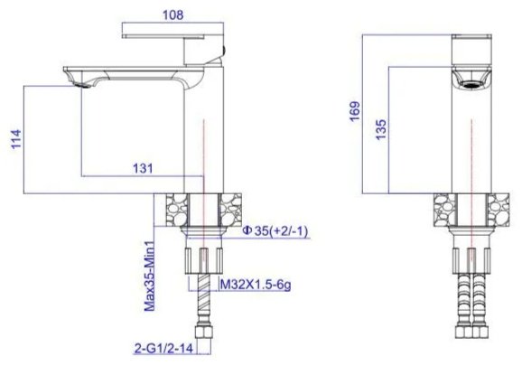 Смеситель ESKO Ekaterinburg EK26Gold, латунь, цвет золотой купить,64500