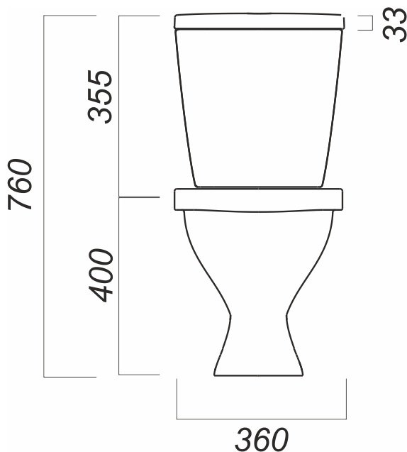 Сиденье Sanita Формат эконом 612x360 мм купить,30100