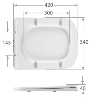 Сиденье Grossman GR-4441SQ 420x340 мм купить,37000