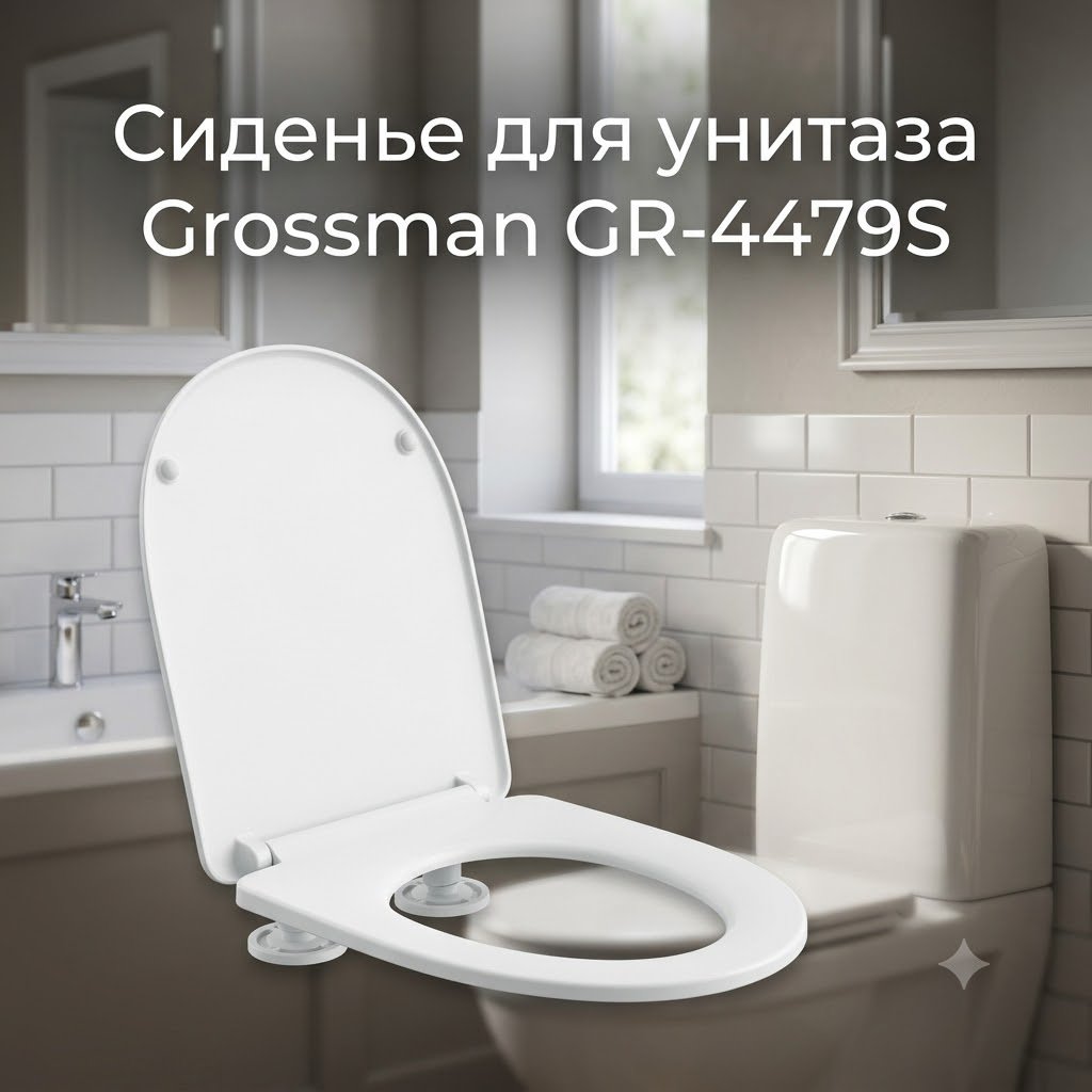 Сиденье Grossman GR-4479S и GR-4479SQ. 490x340 мм купить,NaN