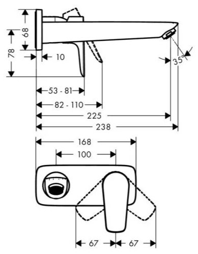 Смеситель Hansgrohe 71734000, латунь, цвет хром купить,222200