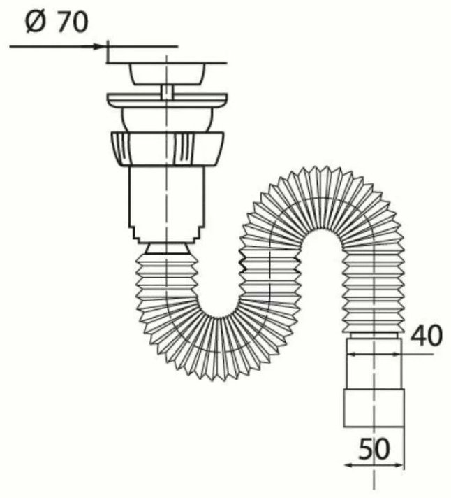 Сифон WIRQUIN 30717983 1 1/2 купить,3900