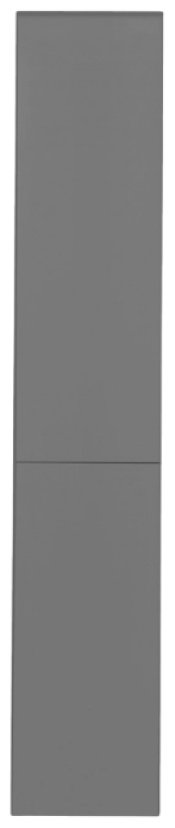 Шкаф-пенал навесной KABINKA.KZ VSOF300G-PENR, 30x30x160 см, графит купить,NaN