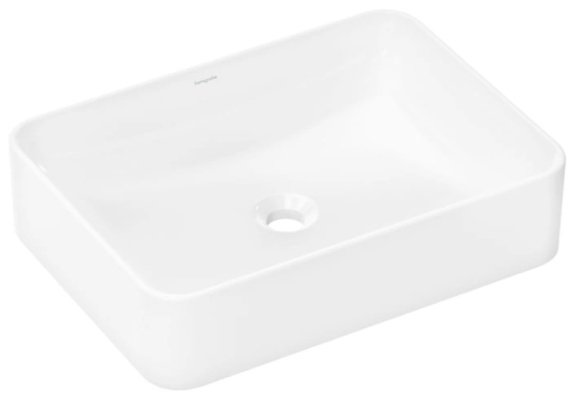 Раковина Hansgrohe Xuniva Q 60168450 накладная прямоугольная 55х40 см, фаянс купить,254900