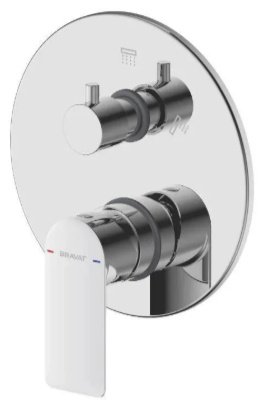 Смеситель BRAVAT PB8421454CP-2-ENG, латунь, цвет хром купить,NaN