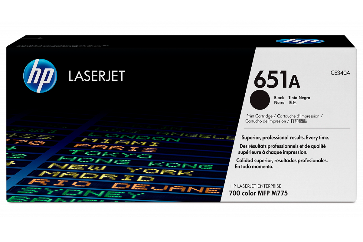 Картридж HP 651A CE340A черный