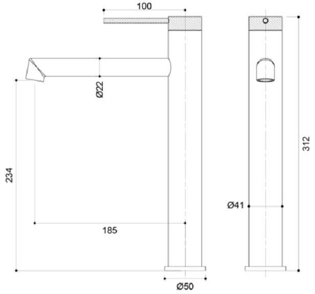 Смеситель Vincea Rim VBF-2RM2CH, латунь, цвет хром купить,97100
