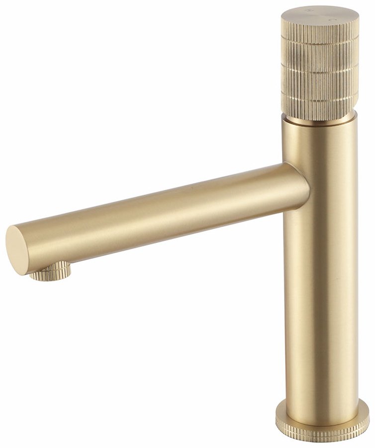 Смеситель Vincea Groove VBF-4G1BG4, латунь, цвет брашированное золото купить,97600