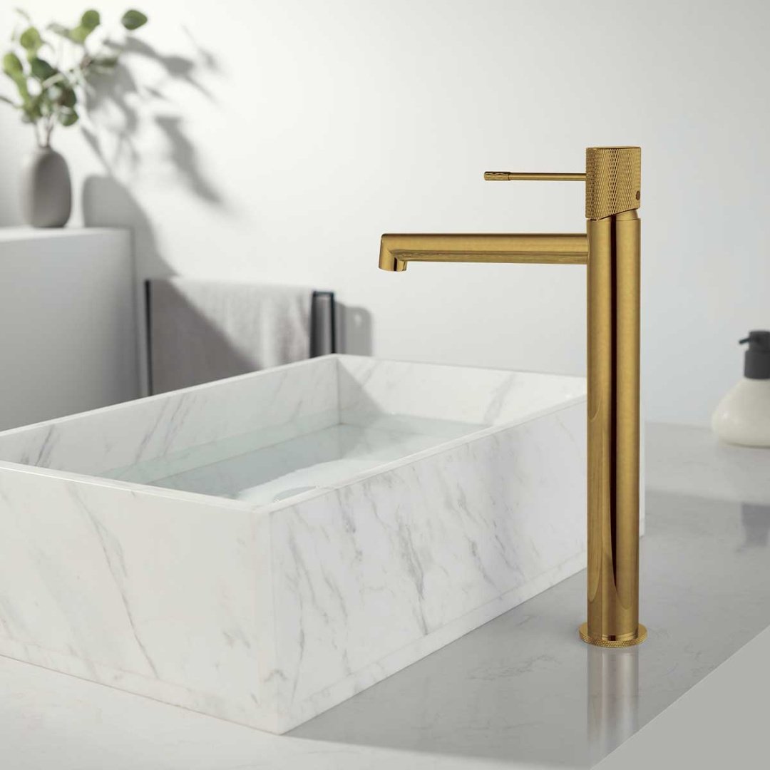 Смеситель Vincea Desire VBF-1D2BG, латунь, цвет брашированное золото купить,NaN