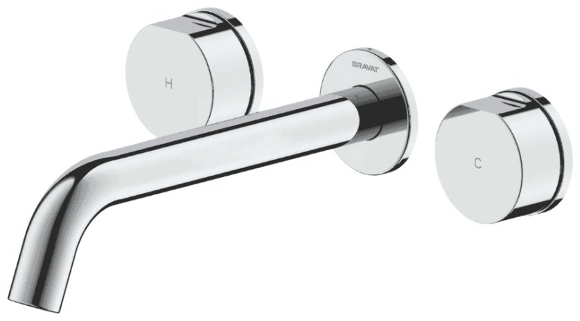 Смеситель BRAVAT P8512648CP-ENG, латунь, цвет хром купить,53200