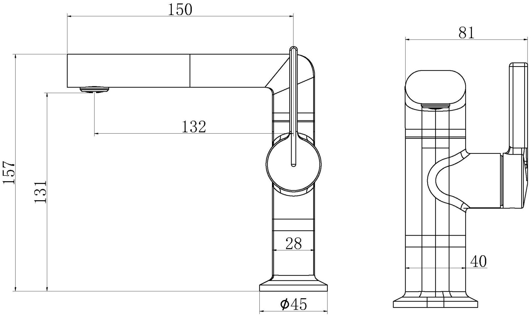 Смеситель Vincea VBF-5TG1CH, латунь, цвет хром купить,99700
