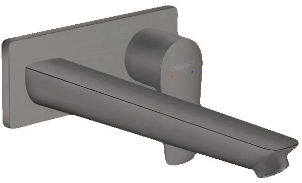 Смеситель Hansgrohe 71734340, латунь, цвет графит купить,342505
