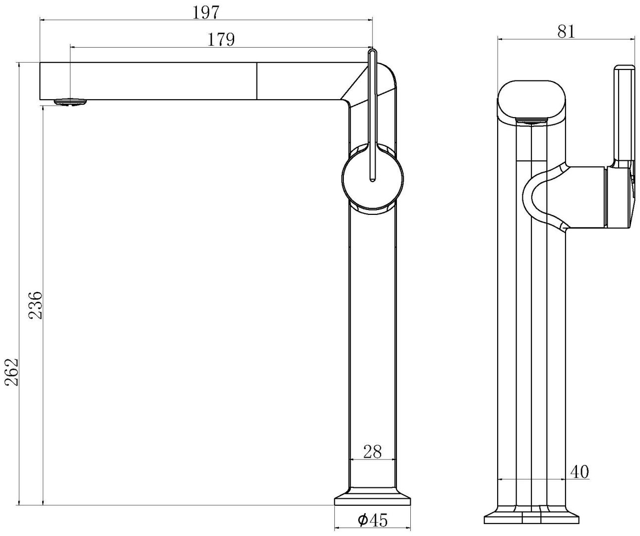 Смеситель Vincea VBF-5TG2CH, латунь, цвет хром купить,145300