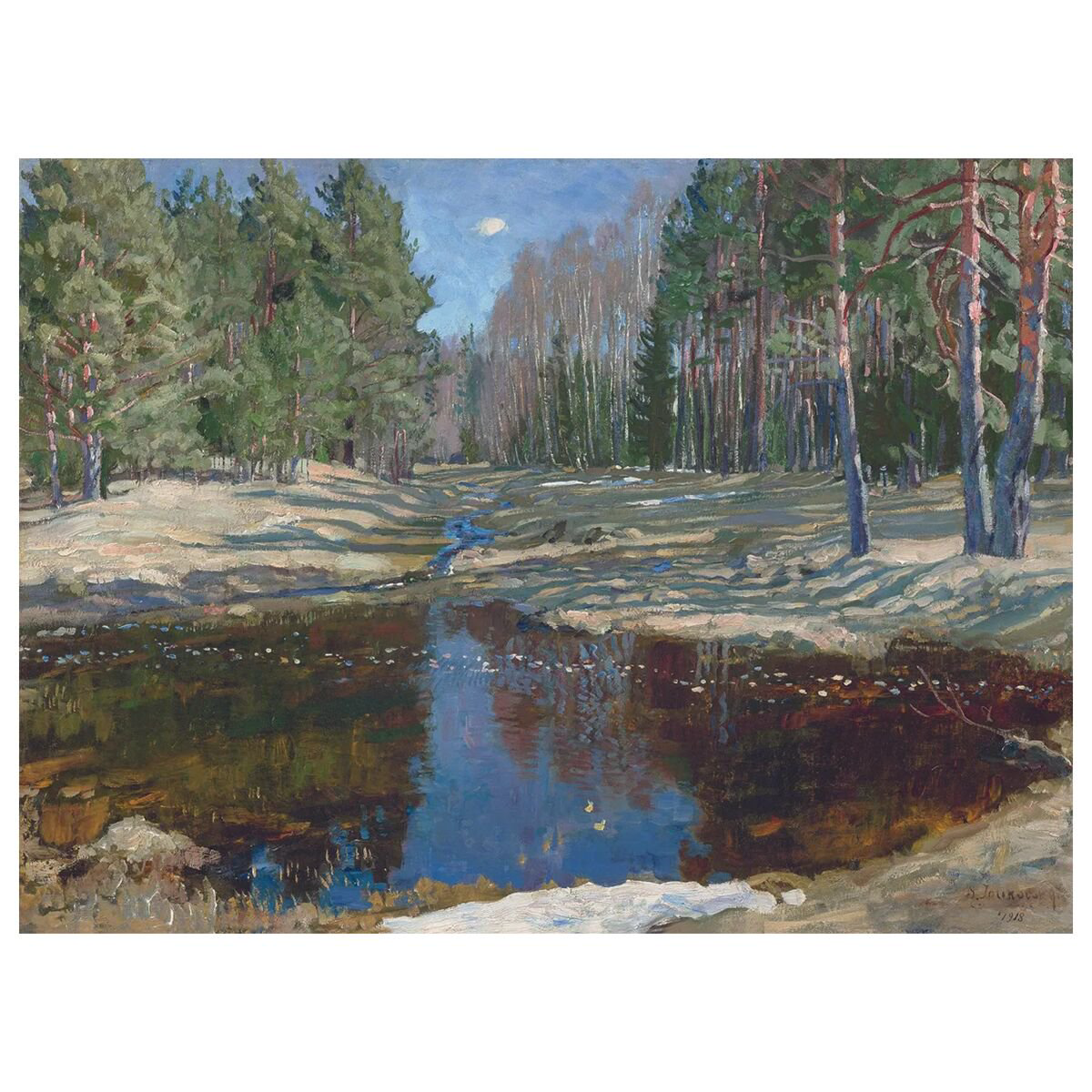 Пазл Стелла Жуковский С.Ю. Весна в лесу 3000 деталей купить,NaN