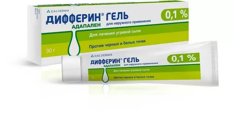 Гель Galderma Laboratories Дифферин 0,1% 30 гр