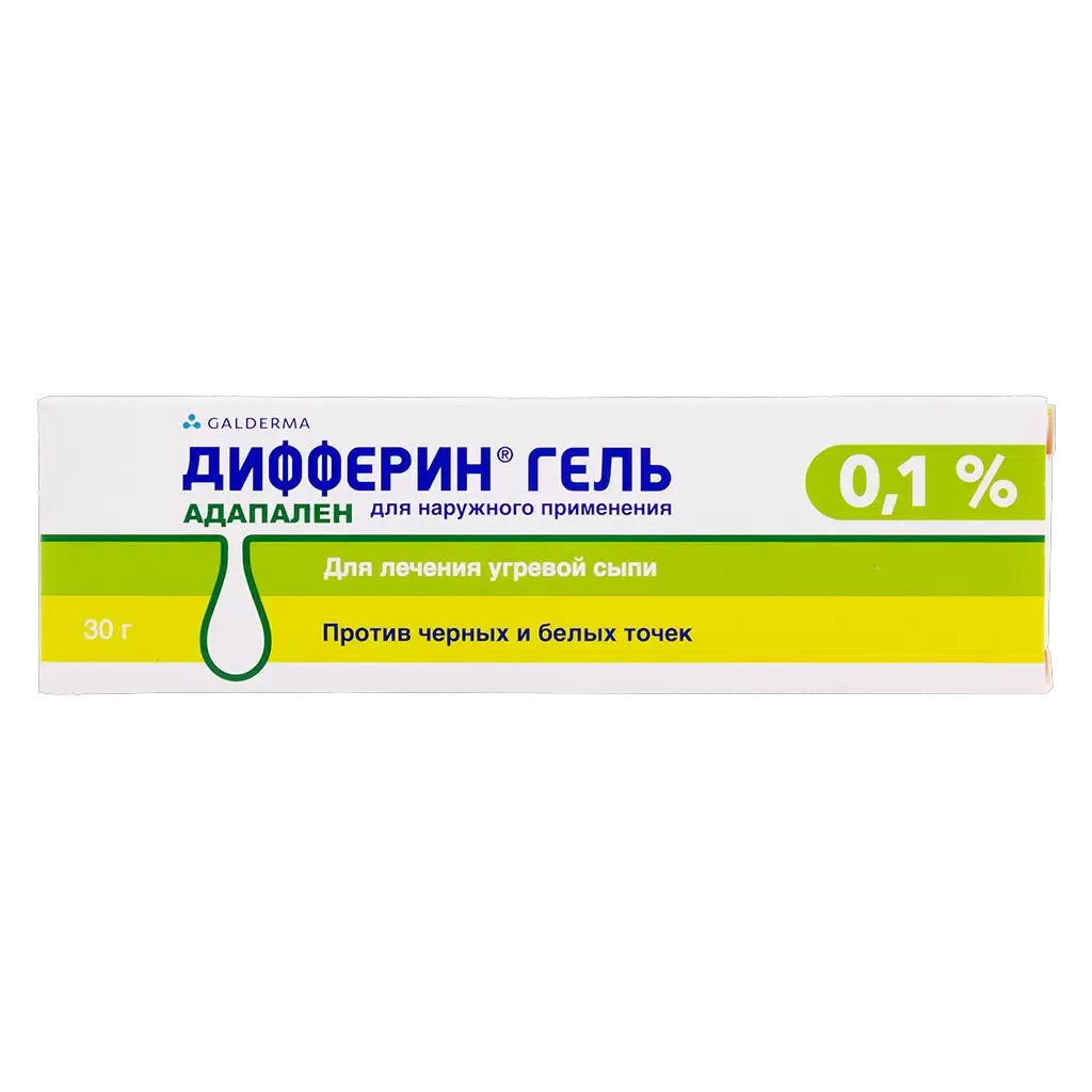 Гель Galderma Laboratories Дифферин 0,1% 30 гр