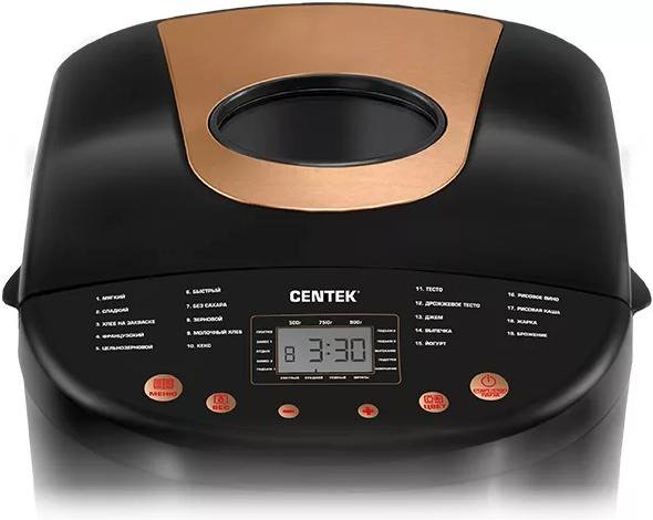 Хлебопечь Centek CT-1406 черная - ForteMarket Хлебопечь Centek CT-1406 черная купить,0