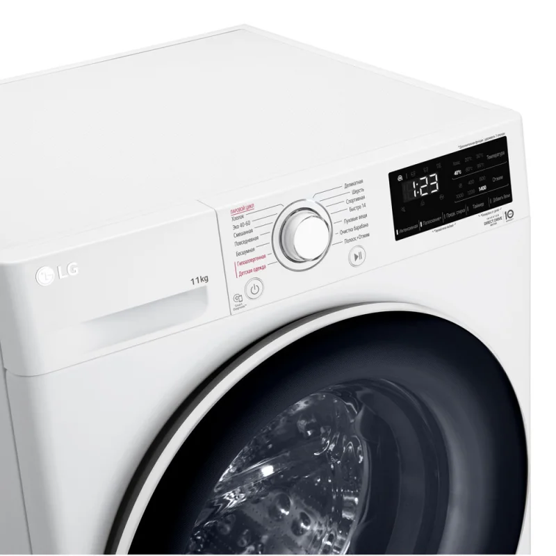 Стиральная машина LG F4V3ES6W белая купить,0