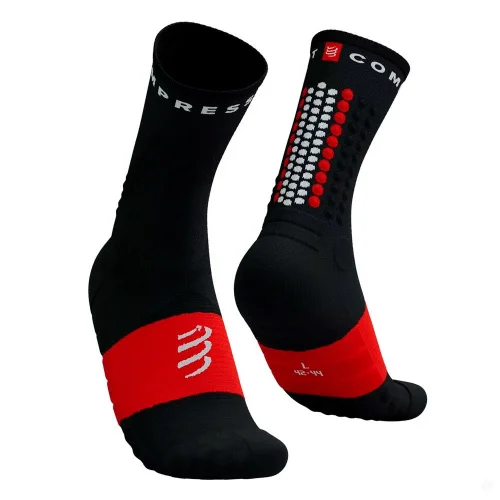 Носки Compressport Ultra Trail Socks V2.0 SQTU355-9027 черно-красные 45-47