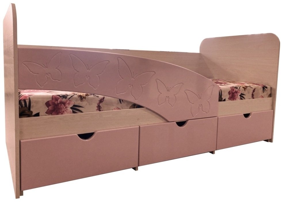 Детская кровать Prestige Prestige Butterfly, розовый