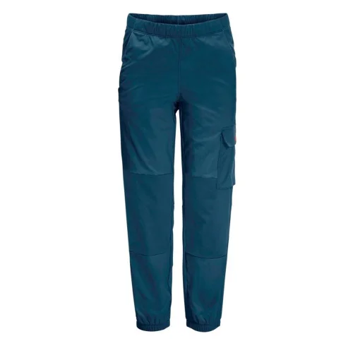 Брюки детские Jack Wolfskin Villi stretch темно-синие 116 купить,NaN