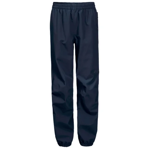 Брюки детские Jack Wolfskin Rainy days темно-синие 116 купить,NaN