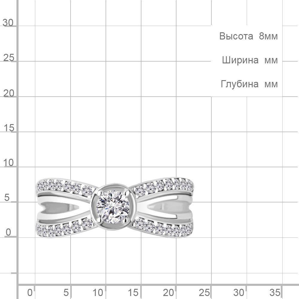 Кольцо Aquamarine 67227А 19р 2,4гр. купить,NaN