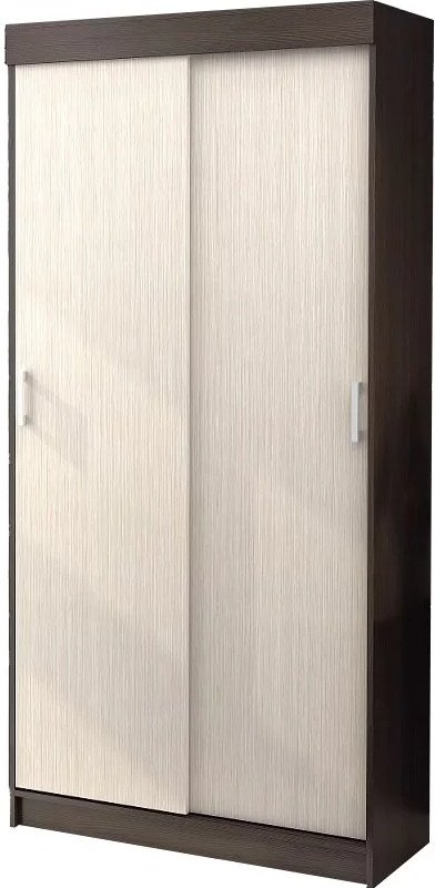 Шкаф-купе Den store Белфорд, 100x210х42 см, коричневый, бежевый купить,NaN