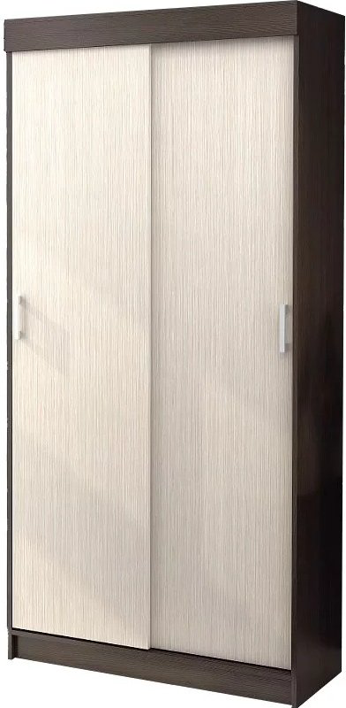 Шкаф-купе Den store Белфорд, 100x210х42 см, коричневый, бежевый купить,NaN