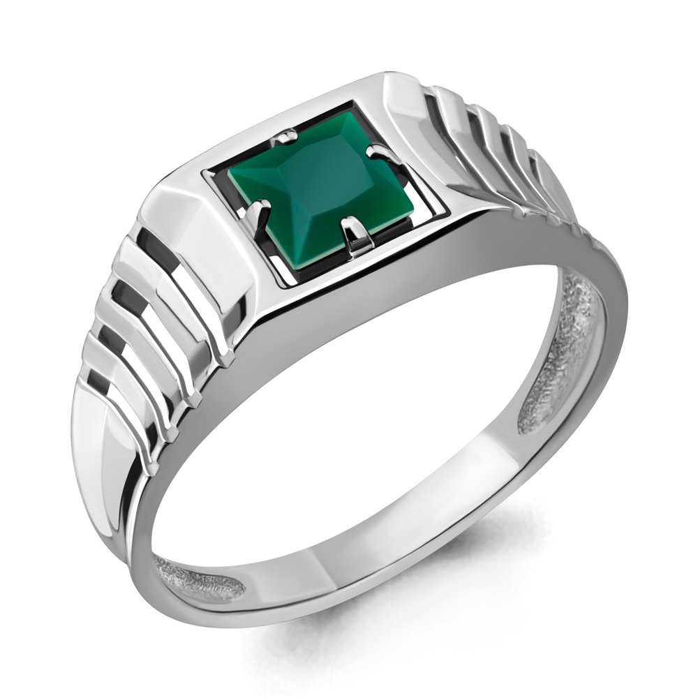 Мужская печатка Aquamarine 6562009 20,5р 2,6гр. купить,NaN