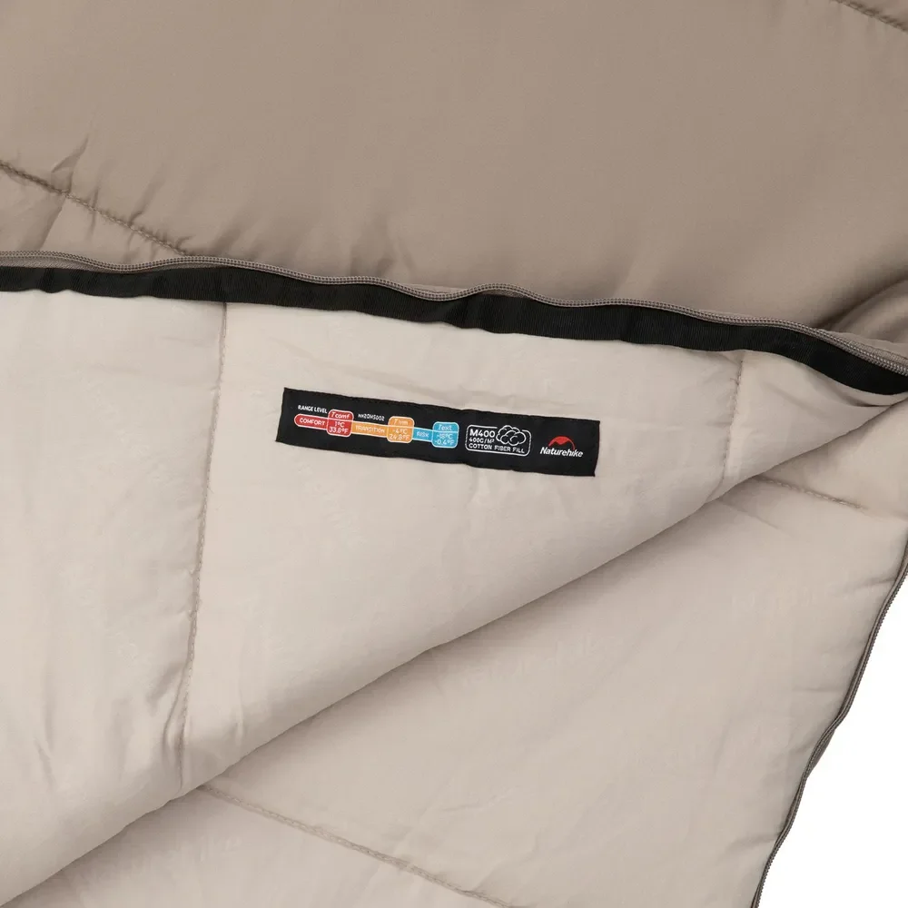 Спальный мешок Naturehike M400 NH20MSD02 левый зеленый купить,NaN